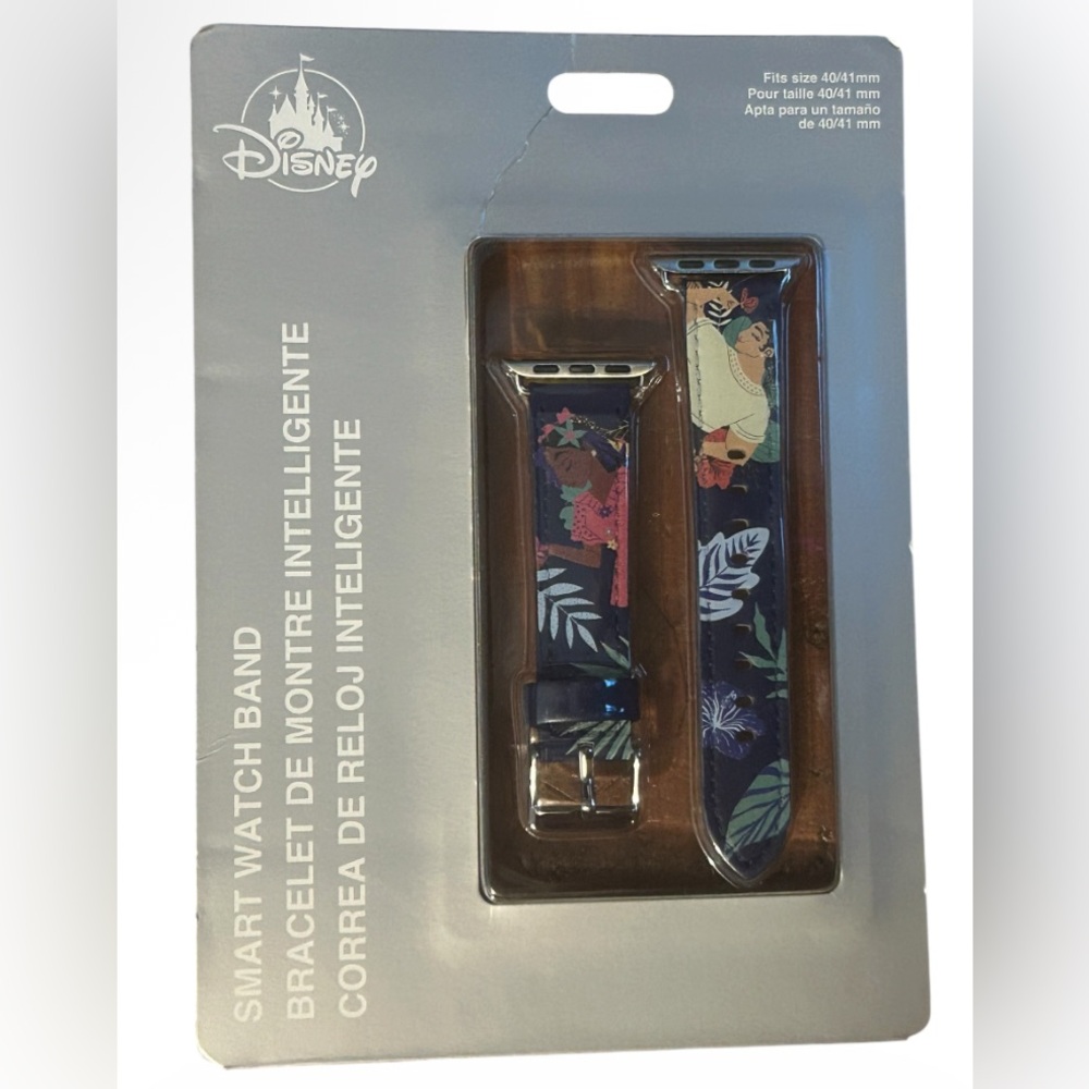 Disney Navy Floral Character Smartwatch Band Set Please See Sizing In Photo NWT